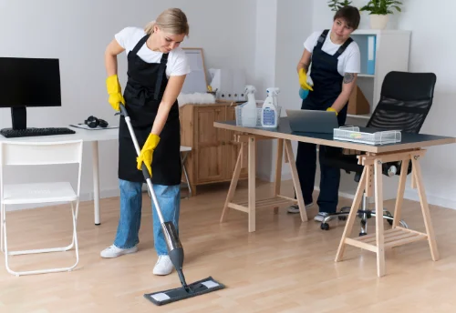 Nettoyage de bureau professionnel à Saint-Fraimbault-de-Prières